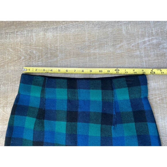 Chaps NWT Tartan Plaid Knit Pencil Straight Skirt Size Medium Preppy Academia - Picture 8 of 9